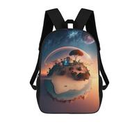 sinyumoney Sac À Dos Enfant Imprimé En 3D Dome Island Paradise -1 Sac D'école, Sac À Dos Étudiant, Sac À Dos Tendance Et Léger Pour L'école, Le Collège Et Les Voyages 17inch