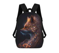 sinyumoney Sac À Dos Enfant Imprimé En 3D Galaxy Fox Animal Sac D'école, Sac À Dos Étudiant, Sac À Dos Tendance Et Léger Pour L'école, Le Collège Et Les Voyages 17inch