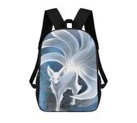sinyumoney Sac À Dos Enfant Imprimé En 3D Kitsune Kitsune Sac D'école, Sac À Dos Étudiant, Sac À Dos Tendance Et Léger Pour L'école, Le Collège Et Les Voyages 17inch