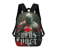 sinyumoney Sac À Dos Enfant Imprimé En 3D Legacy of The Templars Sac D'école, Sac À Dos Étudiant, Sac À Dos Tendance Et Léger Pour L'école, Le Collège Et Les Voyages 17inch