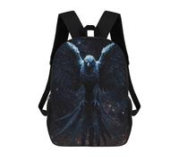 sinyumoney Sac À Dos Enfant Imprimé En 3D Lone Eagle Soars Night Sky Sac D'école, Sac À Dos Étudiant, Sac À Dos Tendance Et Léger Pour L'école, Le Collège Et Les Voyages 17inch