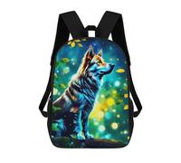 sinyumoney Sac À Dos Enfant Imprimé En 3D Magic Realism Dog Sac D'école, Sac À Dos Étudiant, Sac À Dos Tendance Et Léger Pour L'école, Le Collège Et Les Voyages 17inch