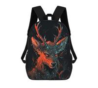 sinyumoney Sac À Dos Enfant Imprimé En 3D Mystic Deer in The Forest Sac D'école, Sac À Dos Étudiant, Sac À Dos Tendance Et Léger Pour L'école, Le Collège Et Les Voyages 17inch