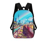 sinyumoney Sac À Dos Enfant Imprimé En 3D Next Stop Tokyo Sac D'école, Sac À Dos Étudiant, Sac À Dos Tendance Et Léger Pour L'école, Le Collège Et Les Voyages 17inch