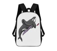 sinyumoney Sac À Dos Enfant Imprimé En 3D Orca Hairdresser Scissors Sac D'école, Sac À Dos Étudiant, Sac À Dos Tendance Et Léger Pour L'école, Le Collège Et Les Voyages 17inch