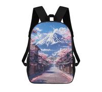 sinyumoney Sac À Dos Enfant Imprimé En 3D Pastel Fuji Mountain Sac D'école, Sac À Dos Étudiant, Sac À Dos Tendance Et Léger Pour L'école, Le Collège Et Les Voyages 17inch