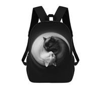 sinyumoney Sac À Dos Enfant Imprimé En 3D Purrfect Harmony Sac D'école, Sac À Dos Étudiant, Sac À Dos Tendance Et Léger Pour L'école, Le Collège Et Les Voyages 17inch