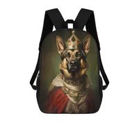 sinyumoney Sac À Dos Enfant Imprimé En 3D Royal Canine Majesty Sac D'école, Sac À Dos Étudiant, Sac À Dos Tendance Et Léger Pour L'école, Le Collège Et Les Voyages 17inch