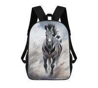 sinyumoney Sac À Dos Enfant Imprimé En 3D Running Black Zebra Sac D'école, Sac À Dos Étudiant, Sac À Dos Tendance Et Léger Pour L'école, Le Collège Et Les Voyages 17inch