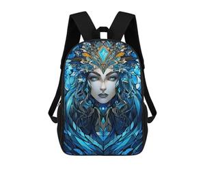 sinyumoney Sac À Dos Enfant Imprimé En 3D The Ice Queen Sac D'école, Sac À Dos Étudiant, Sac À Dos Tendance Et Léger Pour L'école, Le Collège Et Les Voyages 17inch