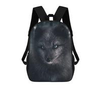 sinyumoney Sac À Dos Enfant Imprimé En 3D The Silver Fox Sac D'école, Sac À Dos Étudiant, Sac À Dos Tendance Et Léger Pour L'école, Le Collège Et Les Voyages 17inch