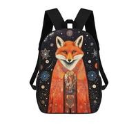 sinyumoney Sac À Dos Enfant Imprimé En 3D Tribal Animal Art 03 Fox Sac D'école, Sac À Dos Étudiant, Sac À Dos Tendance Et Léger Pour L'école, Le Collège Et Les Voyages 17inch