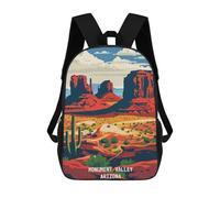 sinyumoney Sac À Dos Enfant Imprimé Monument Valley Majestic Sac À Dos De Voyage Pour Garçon Et Fille 17inch