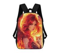 sinyumoney Sac À Dos Enfant Imprimé Phoenix Rising Fantasy Artwork Sac À Dos De Voyage Pour Garçon Et Fille 17inch