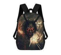 sinyumoney Sac À Dos Enfant Imprimé Stairway to Hell Fiendish Descent Sac À Dos De Voyage Pour Garçon Et Fille 17inch