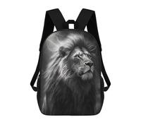 sinyumoney Sac À Dos Enfant Imprimé Thundering Majesty Lion's Roar Sac À Dos De Voyage Pour Garçon Et Fille 17inch