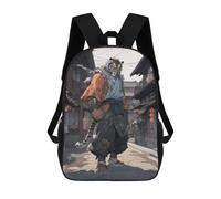 sinyumoney Sac À Dos Enfant Imprimé Tiger Karate Fighter Sac À Dos De Voyage Pour Garçon Et Fille 17inch