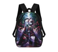 sinyumoney Sac À Dos Enfant Imprimé Twilight Forest Sisters Sac À Dos De Voyage Pour Garçon Et Fille 17inch