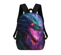 sinyumoney Sac À Dos Enfant Purple Blaze Dragon Sac À Dos Scolaire 3D Sac À Dos Scolaire Pour Enfants Sacs D'école Sac À Dos Tendance Avec Poche Sacs À Livres 17inch