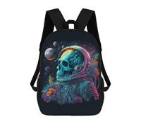 sinyumoney Sac À Dos Enfant Space Explorer Cosmic Artwork Sac À Dos Scolaire 3D Sac À Dos Scolaire Pour Enfants Sacs D'école Sac À Dos Tendance Avec Poche Sacs À Livres 17inch