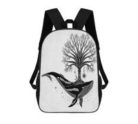 sinyumoney Sac À Dos Enfant Tree of Life Sac À Dos Scolaire 3D Sac À Dos Scolaire Pour Enfants Sacs D'école Sac À Dos Tendance Avec Poche Sacs À Livres 17inch