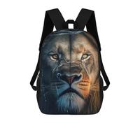 sinyumoney Sac À Dos Imprimé 3D Pour Garçons Et Filles Angry Lion Face Underwater Sac À Dos Scolaire Pour Enfants, Sac De Voyage Décontracté, Sac Pour Ordinateur Portable 17inch