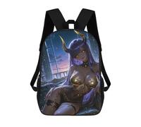 sinyumoney Sac À Dos Imprimé 3D Pour Garçons Et Filles Anime Devil Girl on Couch Sac À Dos Scolaire Pour Enfants, Sac De Voyage Décontracté, Sac Pour Ordinateur Portable 17inch