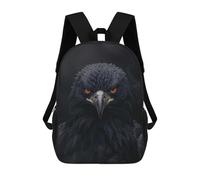 sinyumoney Sac À Dos Imprimé 3D Pour Garçons Et Filles Bald Eagle in Black Smoke Sac À Dos Scolaire Pour Enfants, Sac De Voyage Décontracté, Sac Pour Ordinateur Portable 17inch