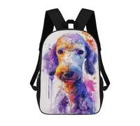 sinyumoney Sac À Dos Imprimé 3D Pour Garçons Et Filles Bedlington Terrier Sac À Dos Scolaire Pour Enfants, Sac De Voyage Décontracté, Sac Pour Ordinateur Portable 17inch
