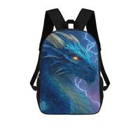 sinyumoney Sac À Dos Imprimé 3D Pour Garçons Et Filles Blue Dragon Artwork Sac À Dos Scolaire Pour Enfants, Sac De Voyage Décontracté, Sac Pour Ordinateur Portable 17inch