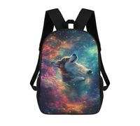 sinyumoney Sac À Dos Imprimé 3D Pour Garçons Et Filles Cosmic Corgi Adventure-9 Sac À Dos Scolaire Pour Enfants, Sac De Voyage Décontracté, Sac Pour Ordinateur Portable 17inch