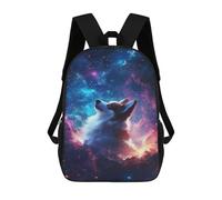 sinyumoney Sac À Dos Imprimé 3D Pour Garçons Et Filles Cosmic Corgi Wallpaper Sac À Dos Scolaire Pour Enfants, Sac De Voyage Décontracté, Sac Pour Ordinateur Portable 17inch