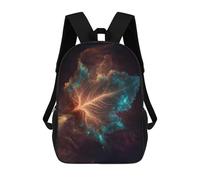 sinyumoney Sac À Dos Imprimé 3D Pour Garçons Et Filles Cosmic Leaf Nebula Sac À Dos Scolaire Pour Enfants, Sac De Voyage Décontracté, Sac Pour Ordinateur Portable 17inch