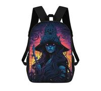 sinyumoney Sac À Dos Imprimé 3D Pour Garçons Et Filles Dark Queen's Crown Sac À Dos Scolaire Pour Enfants, Sac De Voyage Décontracté, Sac Pour Ordinateur Portable 17inch