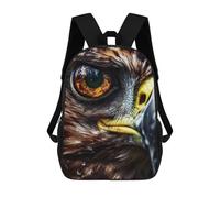 sinyumoney Sac À Dos Imprimé 3D Pour Garçons Et Filles Eagle Eye Close-Up Sac À Dos Scolaire Pour Enfants, Sac De Voyage Décontracté, Sac Pour Ordinateur Portable 17inch
