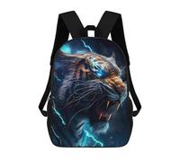 sinyumoney Sac À Dos Imprimé 3D Pour Garçons Et Filles Electric Tiger Roar -3 Sac À Dos Scolaire Pour Enfants, Sac De Voyage Décontracté, Sac Pour Ordinateur Portable 17inch