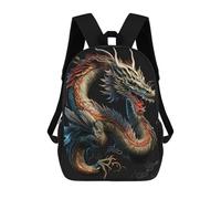 sinyumoney Sac À Dos Imprimé 3D Pour Garçons Et Filles Flying Dragon Sac À Dos Scolaire Pour Enfants, Sac De Voyage Décontracté, Sac Pour Ordinateur Portable 17inch