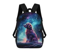 sinyumoney Sac À Dos Imprimé 3D Pour Garçons Et Filles Galactic Canine Majesty -9 Sac À Dos Scolaire Pour Enfants, Sac De Voyage Décontracté, Sac Pour Ordinateur Portable 17inch