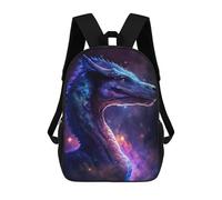 sinyumoney Sac À Dos Imprimé 3D Pour Garçons Et Filles Galactic Dragon Art Print Sac À Dos Scolaire Pour Enfants, Sac De Voyage Décontracté, Sac Pour Ordinateur Portable 17inch