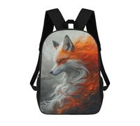 sinyumoney Sac À Dos Imprimé 3D Pour Garçons Et Filles Kitsune Red Fox Sac À Dos Scolaire Pour Enfants, Sac De Voyage Décontracté, Sac Pour Ordinateur Portable 17inch