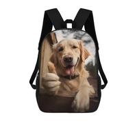 sinyumoney Sac À Dos Imprimé 3D Pour Garçons Et Filles Labrador Retriever Dog Sac À Dos Scolaire Pour Enfants, Sac De Voyage Décontracté, Sac Pour Ordinateur Portable 17inch