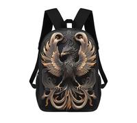 sinyumoney Sac À Dos Imprimé 3D Pour Garçons Et Filles Mighty Golden Phoenix Sac À Dos Scolaire Pour Enfants, Sac De Voyage Décontracté, Sac Pour Ordinateur Portable 17inch