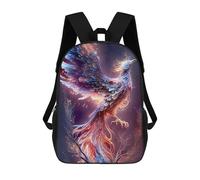 sinyumoney Sac À Dos Imprimé 3D Pour Garçons Et Filles Phoenix Rise Artistic Firebird Sac À Dos Scolaire Pour Enfants, Sac De Voyage Décontracté, Sac Pour Ordinateur Portable 17inch