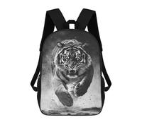 sinyumoney Sac À Dos Imprimé 3D Pour Garçons Et Filles Powerful Tiger Running Sac À Dos Scolaire Pour Enfants, Sac De Voyage Décontracté, Sac Pour Ordinateur Portable 17inch