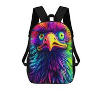 sinyumoney Sac À Dos Imprimé 3D Pour Garçons Et Filles Rainbow Eagle Portrait Sac À Dos Scolaire Pour Enfants, Sac De Voyage Décontracté, Sac Pour Ordinateur Portable 17inch