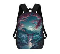 sinyumoney Sac À Dos Imprimé 3D Pour Garçons Et Filles Red Cherry Blossoms Leak Sac À Dos Scolaire Pour Enfants, Sac De Voyage Décontracté, Sac Pour Ordinateur Portable 17inch