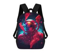 sinyumoney Sac À Dos Imprimé 3D Pour Garçons Et Filles Space Astronaut with Abstract Artwork Sac À Dos Scolaire Pour Enfants, Sac De Voyage Décontracté, Sac Pour Ordinateur Portable 17inch