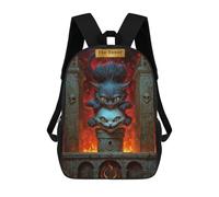 sinyumoney Sac À Dos Imprimé 3D Pour Garçons Et Filles The Tower Tarot Card Sac À Dos Scolaire Pour Enfants, Sac De Voyage Décontracté, Sac Pour Ordinateur Portable 17inch