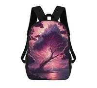 sinyumoney Sac À Dos Imprimé 3D Pour Garçons Et Filles Thunderstorm Tree Lightning Sac À Dos Scolaire Pour Enfants, Sac De Voyage Décontracté, Sac Pour Ordinateur Portable 17inch
