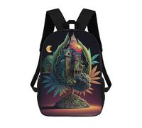 sinyumoney Sac À Dos Imprimé 3D Pour Garçons Et Filles Trap House Sac À Dos Scolaire Pour Enfants, Sac De Voyage Décontracté, Sac Pour Ordinateur Portable 17inch